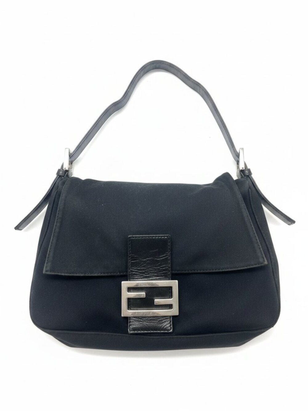 FENDI Neoprene Mama Baguette black